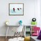 Stupell Industries Hockey Players on Ice Framed Floater Canvas Wall Art Design by Daphne Polselli